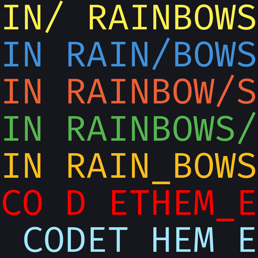 In Rainbows Theme